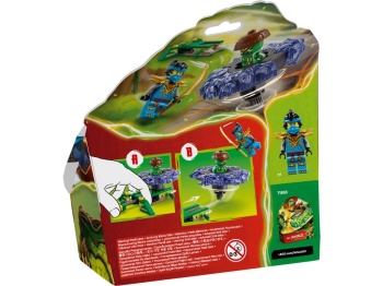 LEGO 71849 Ninjago Nya kontra zmutowany potwór na spinnerze