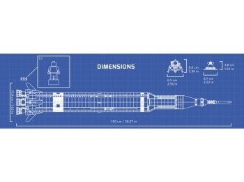 LEGO Ideas 21309 Rakieta NASA Apollo Saturn V