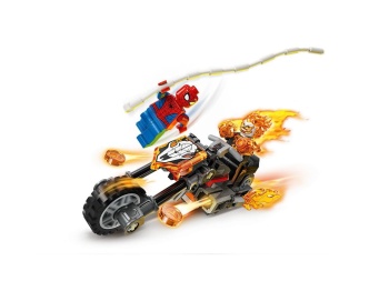 LEGO 76335 Super Heroes Spider-Man kontra Ghost Rider na motocyklu