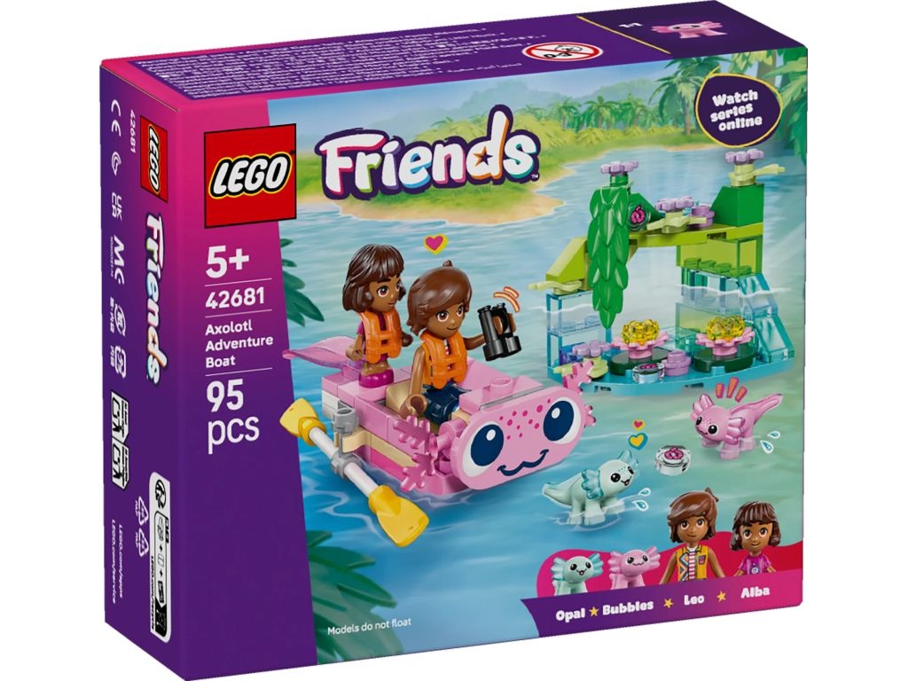 LEGO 42681 Friends Przygoda na aksolotlowej łodzi