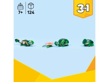 LEGO 31377 Creator Żółw i kwiat lilii wodnej