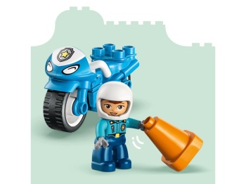 LEGO 10471 DUPLO Niebieski motocykl policyjny