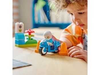 LEGO 10471 DUPLO Niebieski motocykl policyjny