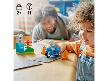 LEGO 10471 DUPLO Niebieski motocykl policyjny