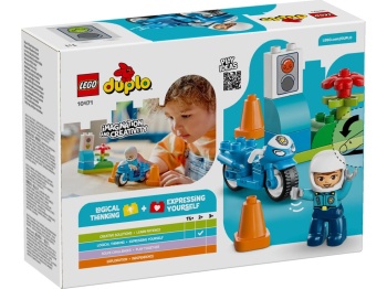 LEGO 10471 DUPLO Niebieski motocykl policyjny