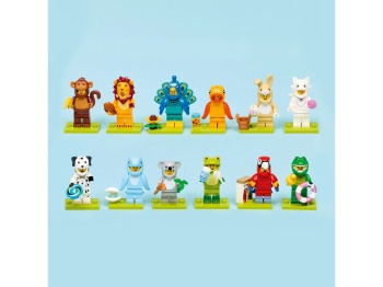 LEGO 71051 Minifigures Seria 28 Zwierzęta Komplet 12 minifigurek