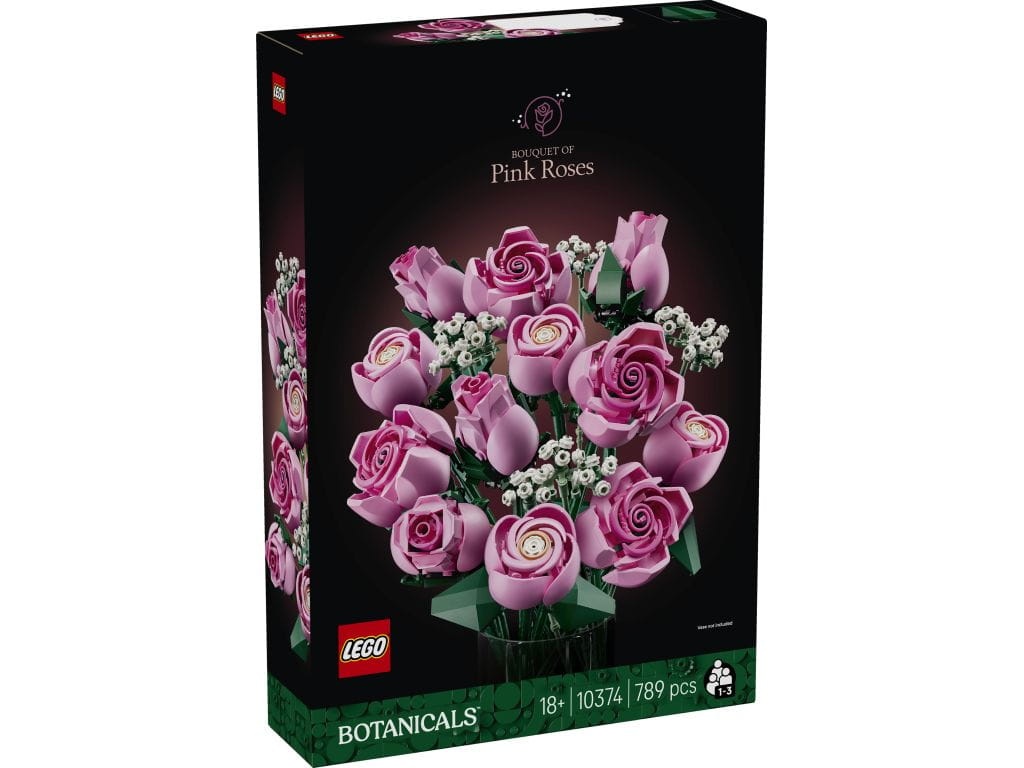 LEGO 10374 Botanicals Bukiet różowych róż