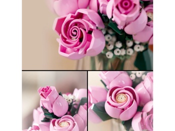 LEGO 10374 Botanicals Bukiet różowych róż