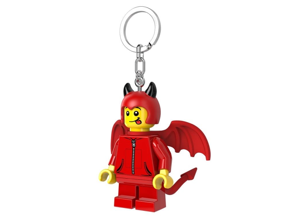 LEGO KE215 Brelok do kluczy z latarką Czerwony diabełek