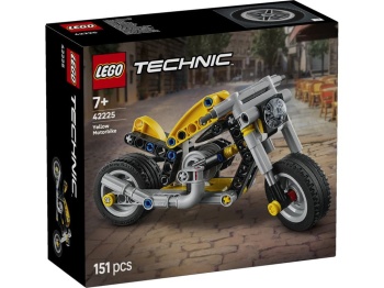 42225 Żółty motocykl