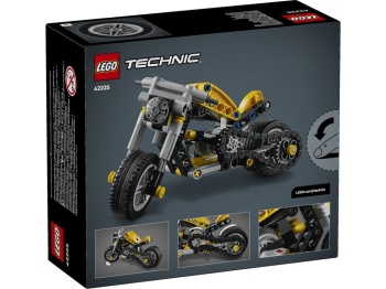 42225 Żółty motocykl