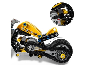 42225 Żółty motocykl