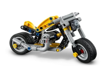 42225 Żółty motocykl