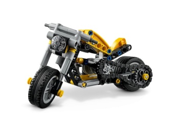 42225 Żółty motocykl