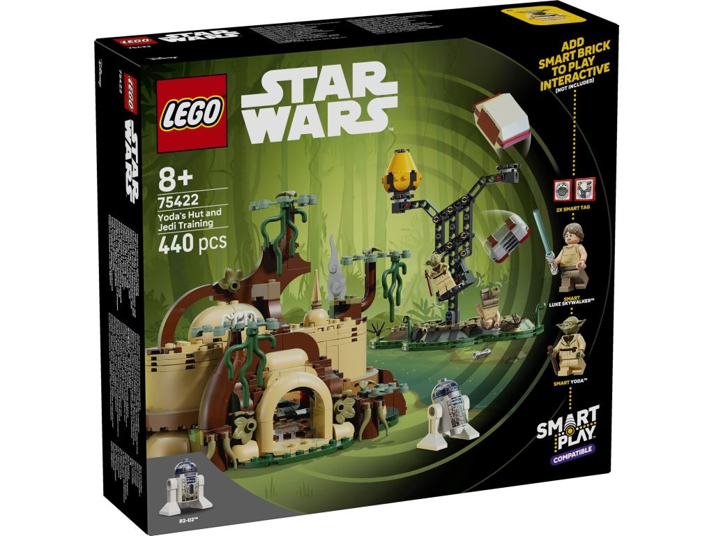 LEGO 75422 STAR WARS SMART Play: Chatka Yody i szkolenie Jedi