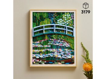 LEGO 31220 ART Claude Monet — Most nad stawem z liliami wodnymi