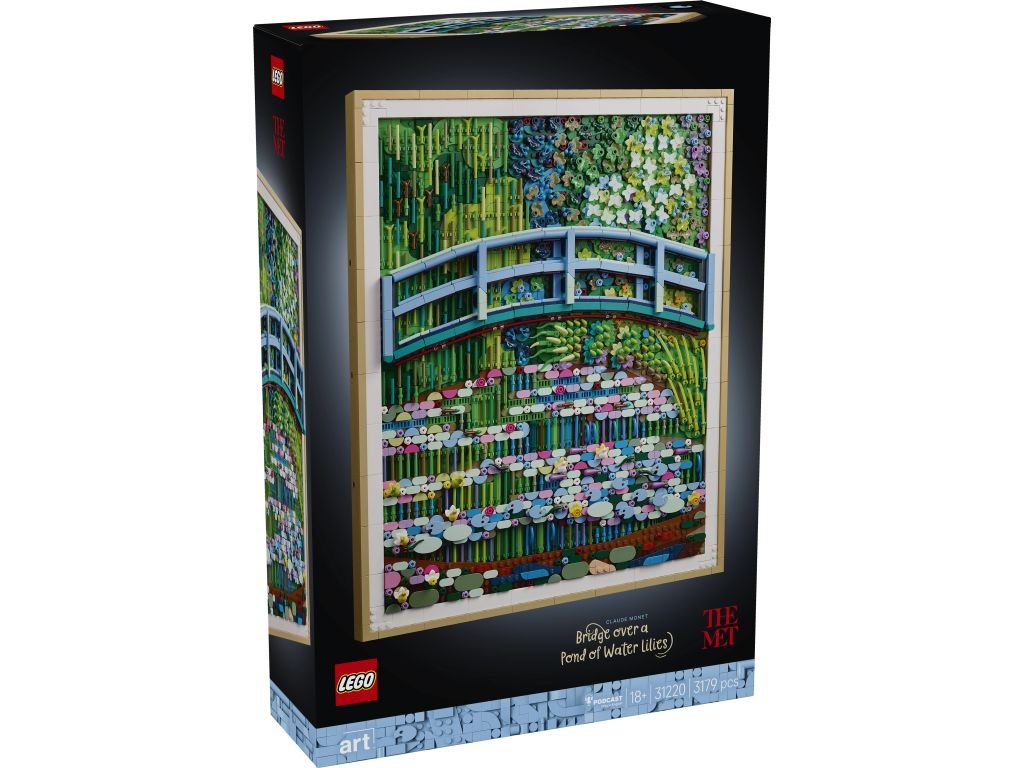 LEGO 31220 ART Claude Monet — Most nad stawem z liliami wodnymi