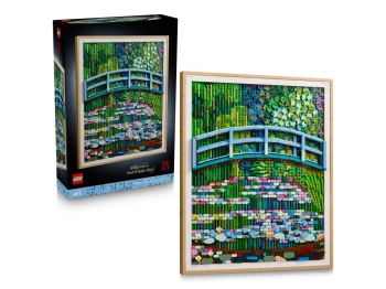 LEGO 31220 ART Claude Monet — Most nad stawem z liliami wodnymi