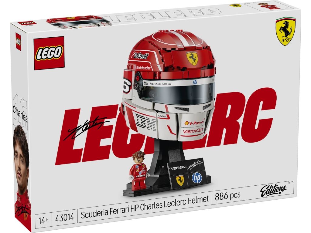 LEGO 43014 EDITIONS Kask Charles Leclerc Scuderia Ferrari HP