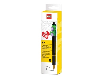 LEGO Classic 53701 Długopis żelowy Botanicals, czarny - fioletowy kwiat