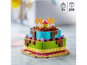 LEGO 40815 Iconic Tort na przyjęcie urodzinowe