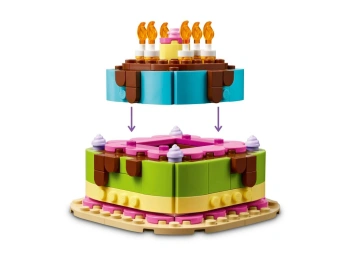 LEGO 40815 Iconic Tort na przyjęcie urodzinowe