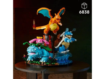 LEGO 72153 Pokémon Venusaur, Charizard i Blastoise