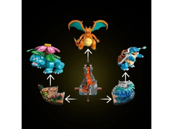 LEGO 72153 Pokémon Venusaur, Charizard i Blastoise