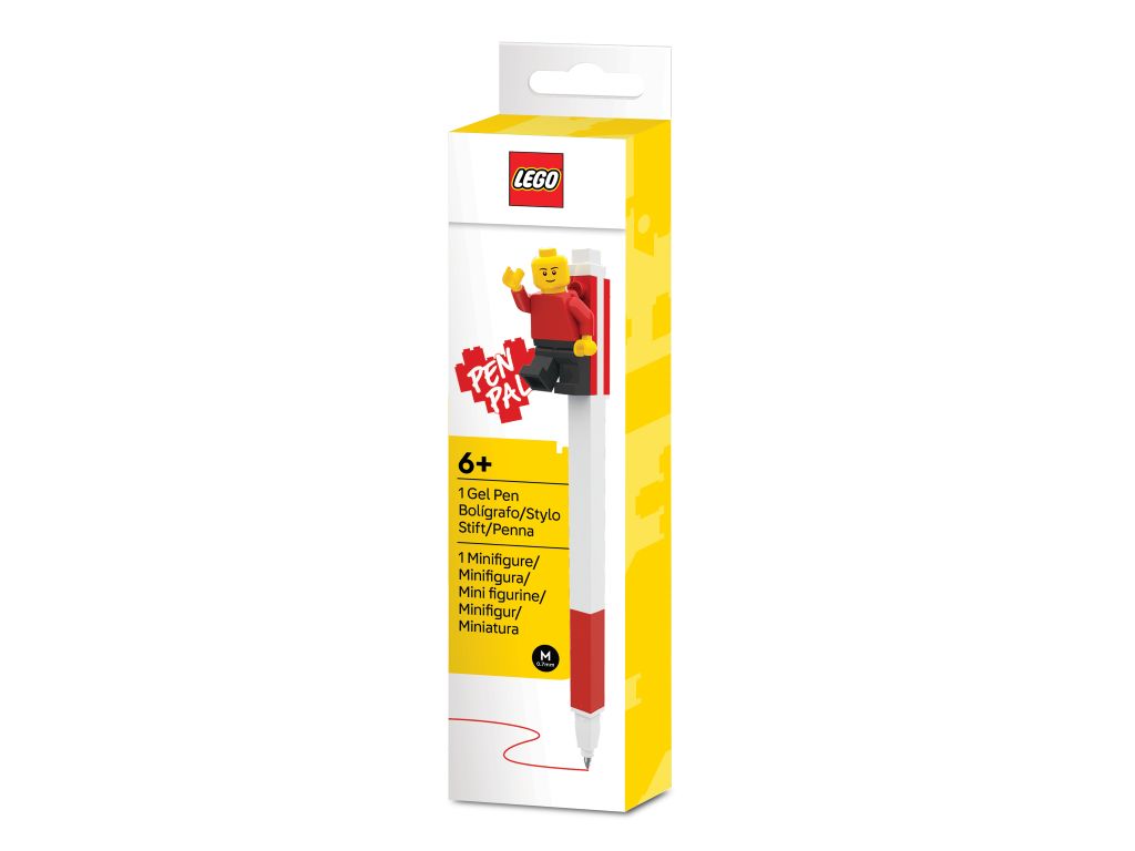 LEGO 53704 Classic Długopis żelowy LEGO 2.0 - Czerwony z Minifigurką