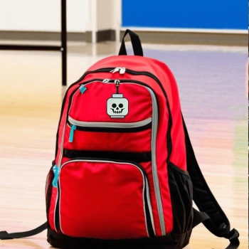 LEGO Classic 53648 Zawieszka na torbę z głową szkieletu świecącą w ciemności