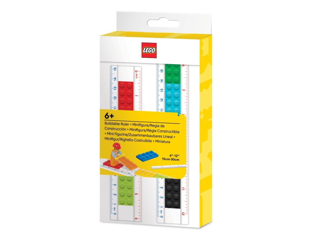 LEGO 53709 Classic Linijka z klocków LEGO - do zbudowania z Minifigurką