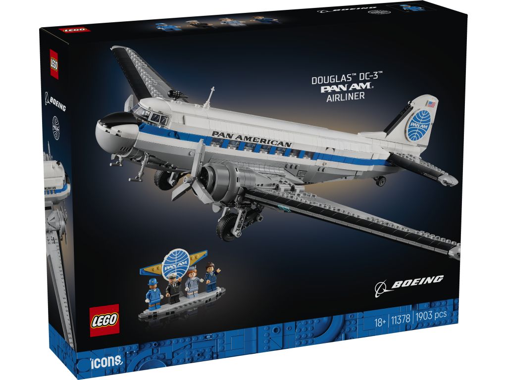 LEGO 11378 ICONS Samolot pasażerski Douglas DC-3 PAN AM