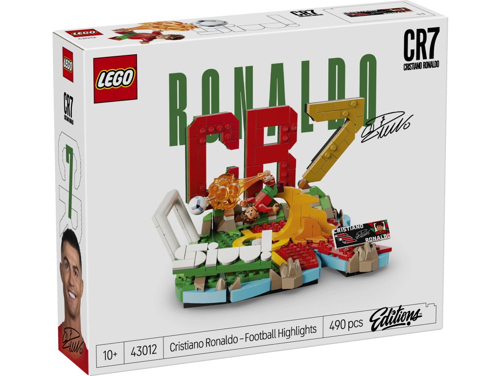 LEGO 43012 EDITIONS Cristiano Ronaldo — piłkarskie momenty