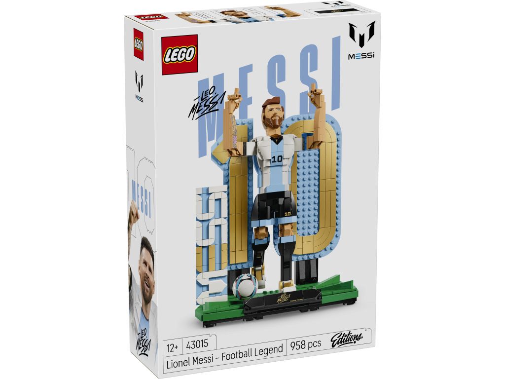 LEGO 43015 EDITIONS Lionel Messi — piłkarska legenda