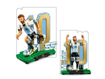 LEGO 43015 EDITIONS Lionel Messi — piłkarska legenda