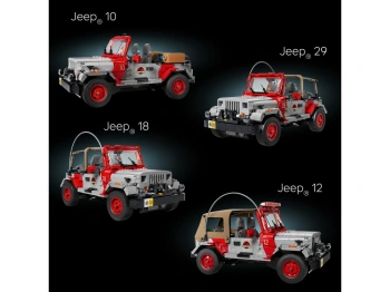 LEGO 77984 Jurassic World Jurassic Park Jeep Wrangler