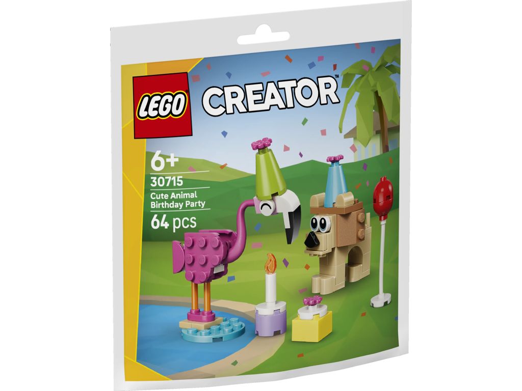 LEGO 30715 Creator Przyjęcie urodzinowe z uroczymi zwierzątkami