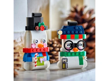 LEGO 40812 Iconic Ozdoby z bałwankami