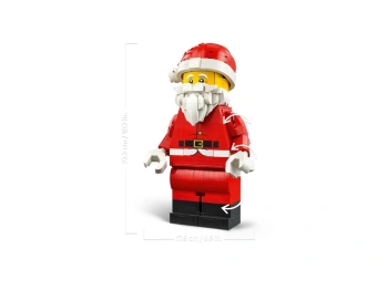 LEGO 40820 Iconic Powiększona minifigurka Świętego Mikołaja