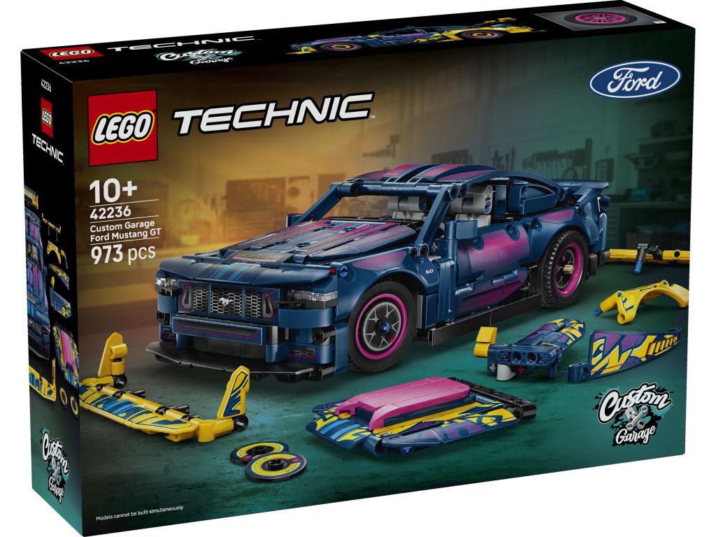 LEGO 42236 Technic Warsztat tuningowy: samochód Ford Mustang GT