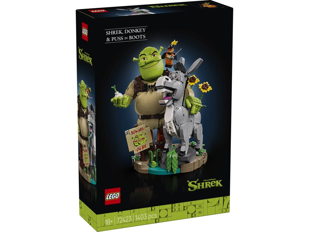 LEGO 72423 Shrek Shrek, Osioł i Kot w butach