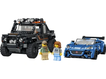 LEGO 77264 Speed Champions Jaguar Project 7 i Land Rover Defender