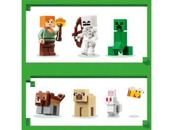 LEGO 21593 Minecraft Przetrwanie pierwszej nocy
