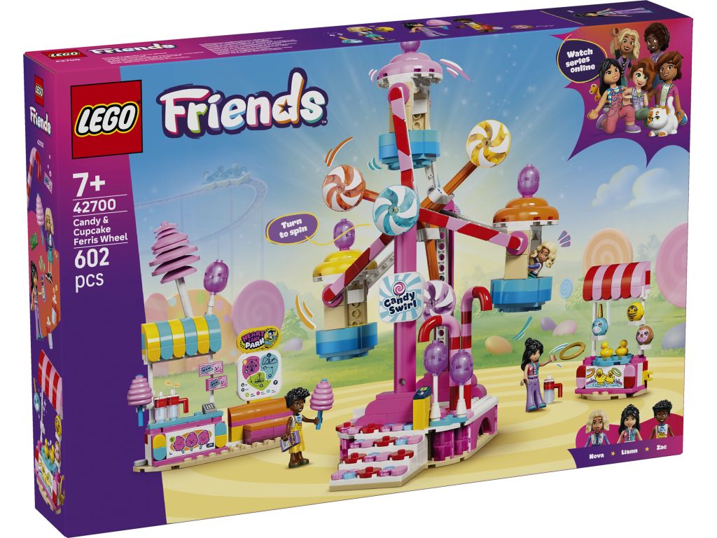 LEGO 42700 Friends Cukierkowo-babeczkowy diabelski młyn