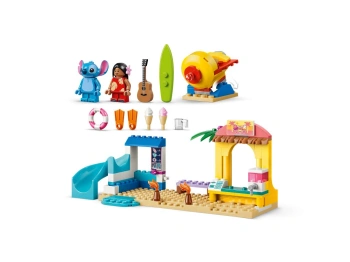 LEGO 43280 Disney Animation Zabawa na plaży z Lilo i Stitchem