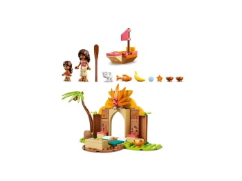 LEGO 43282 Disney Animation Wiejska chatka i łódź
