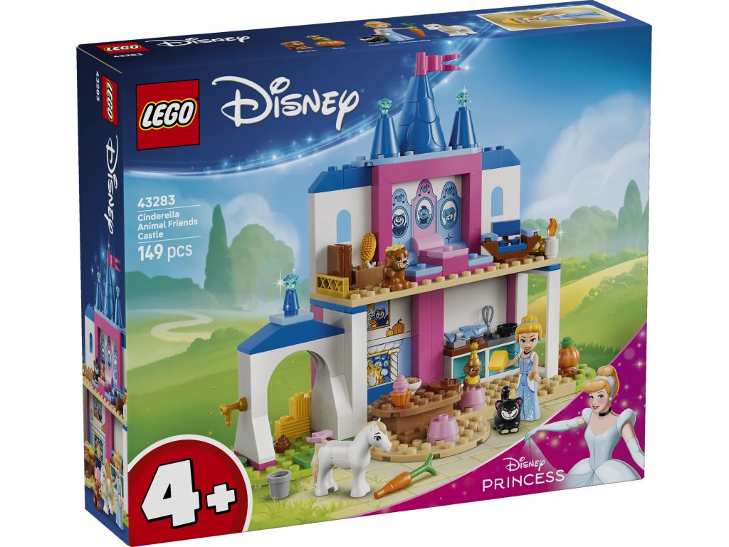LEGO 43283 Disney Animation Zamek Kopciuszka i jej zwierzęcych przyjaciół