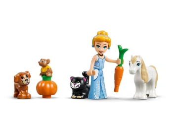 LEGO 43283 Disney Animation Zamek Kopciuszka i jej zwierzęcych przyjaciół