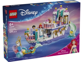 LEGO 43299 Disney Animation Królewska łódź weselna Arielki (