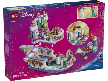 LEGO 43299 Disney Animation Królewska łódź weselna Arielki (